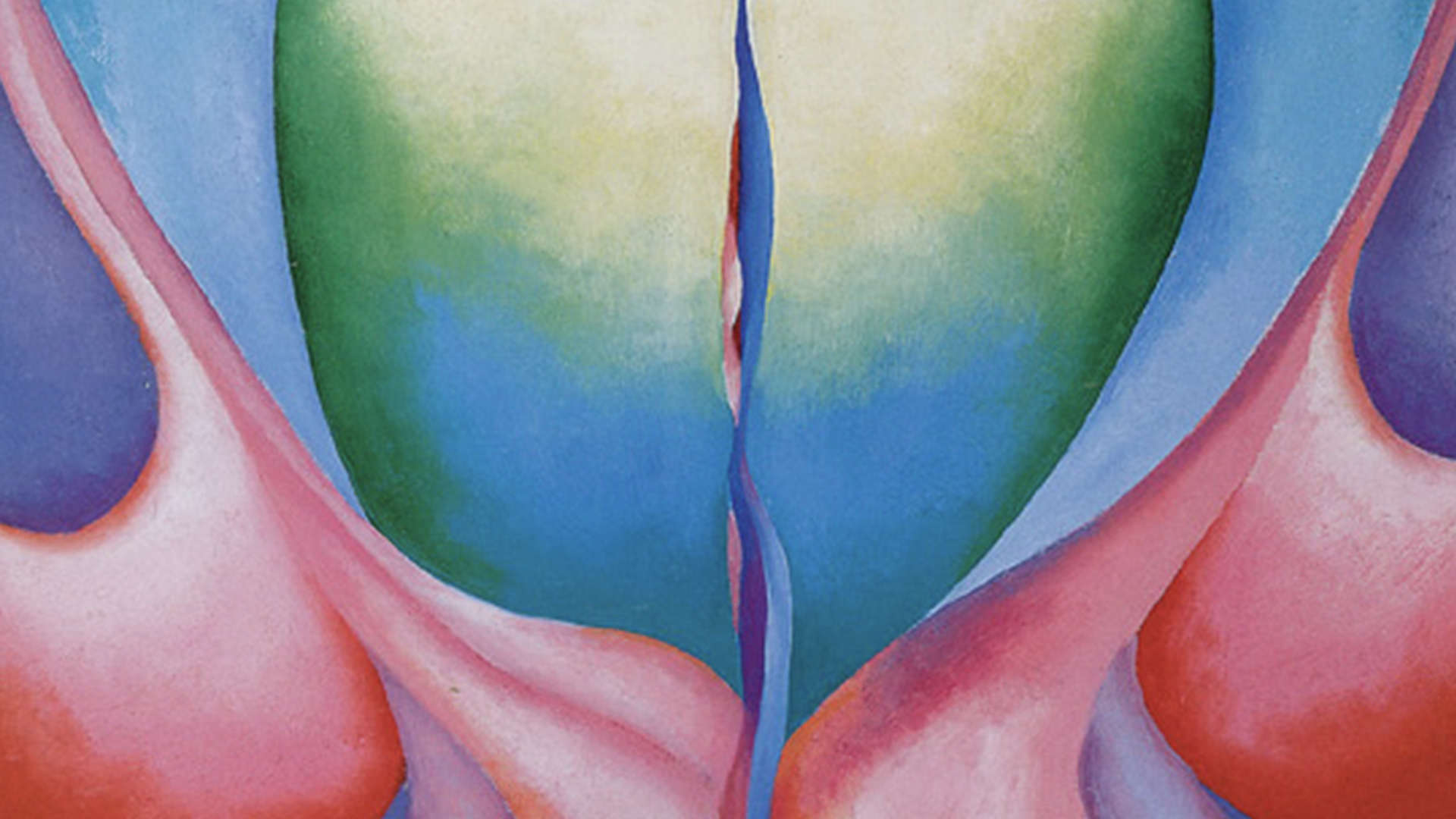 Georgia O&rsquo;Keeffe flower painting