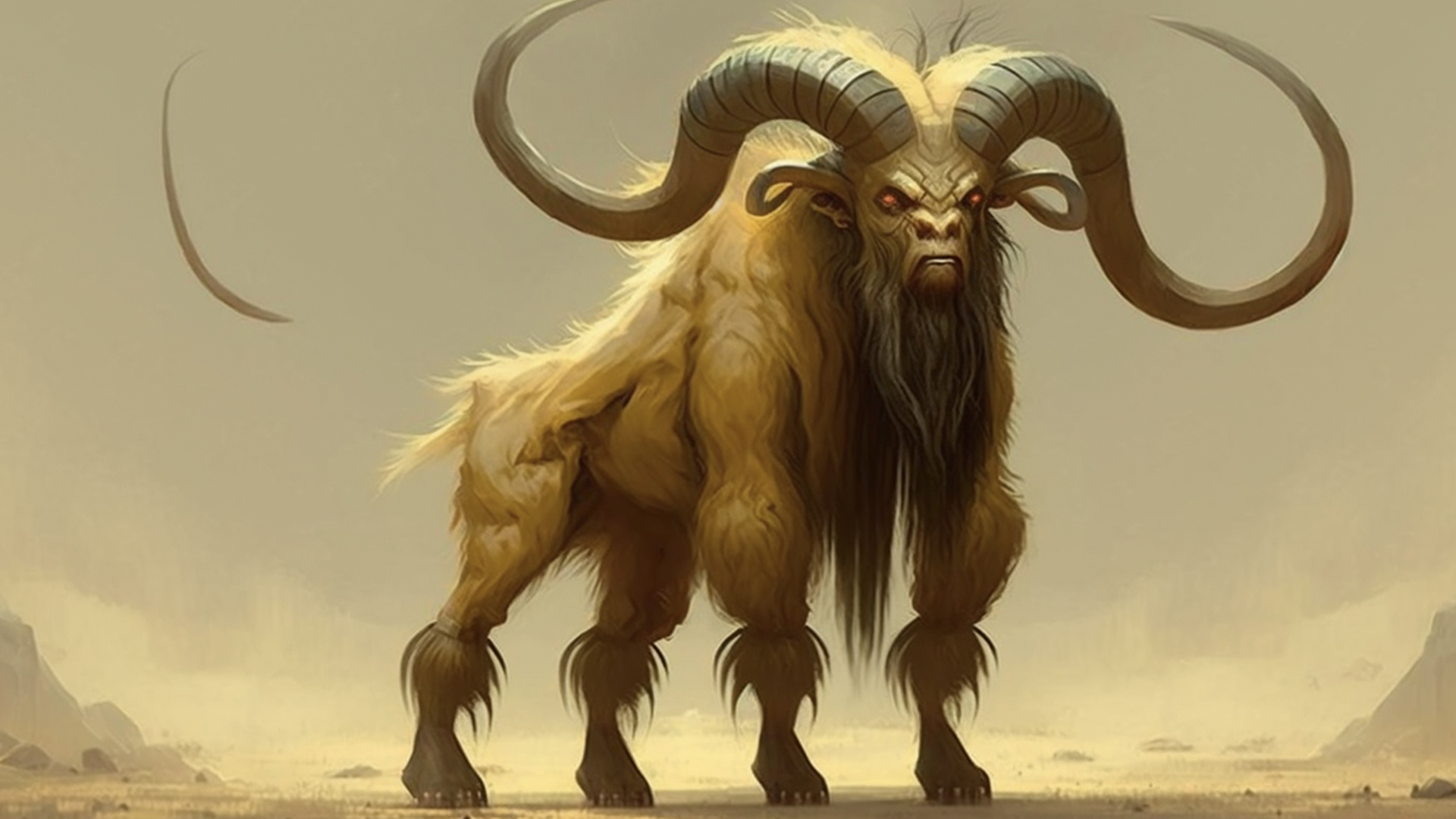 AI image of a mega-ram Pokémon