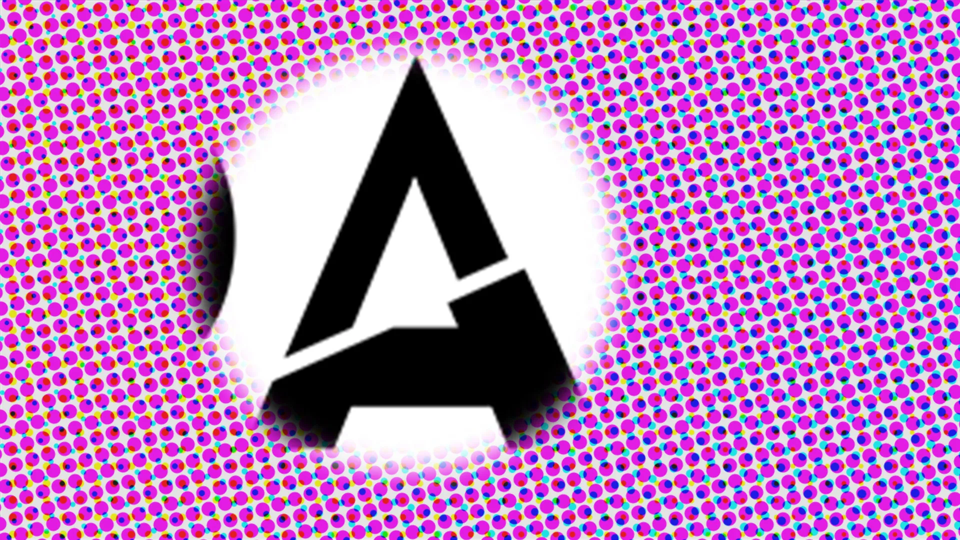 The letter 'A' with the slice taken out if it