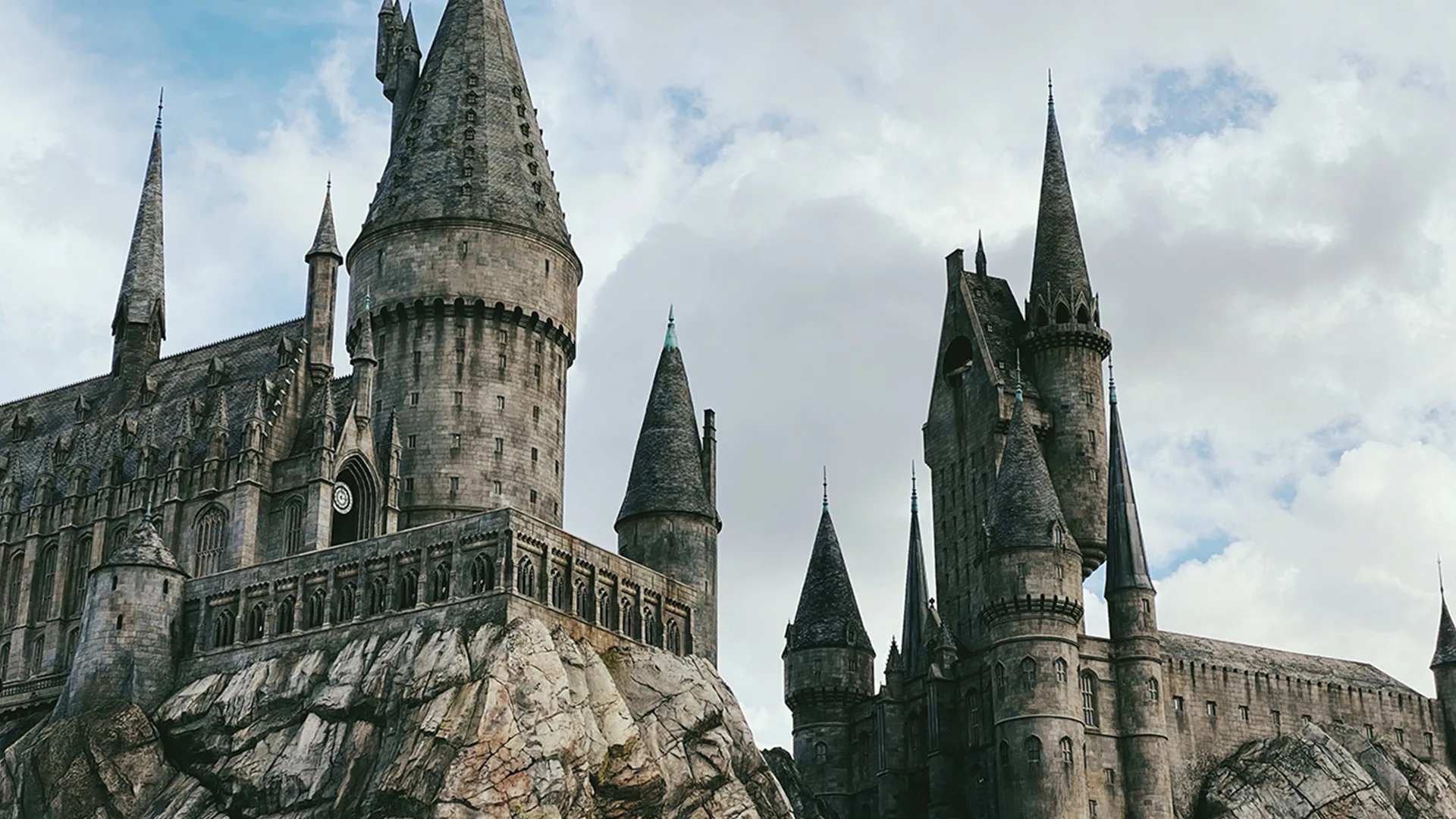 The outside of Hogwarts