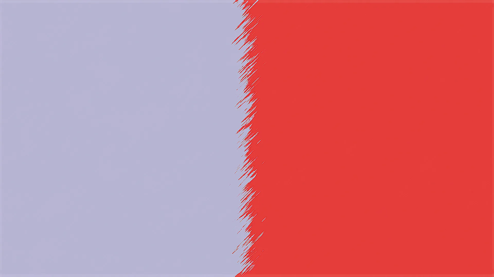 Mauve and bright red