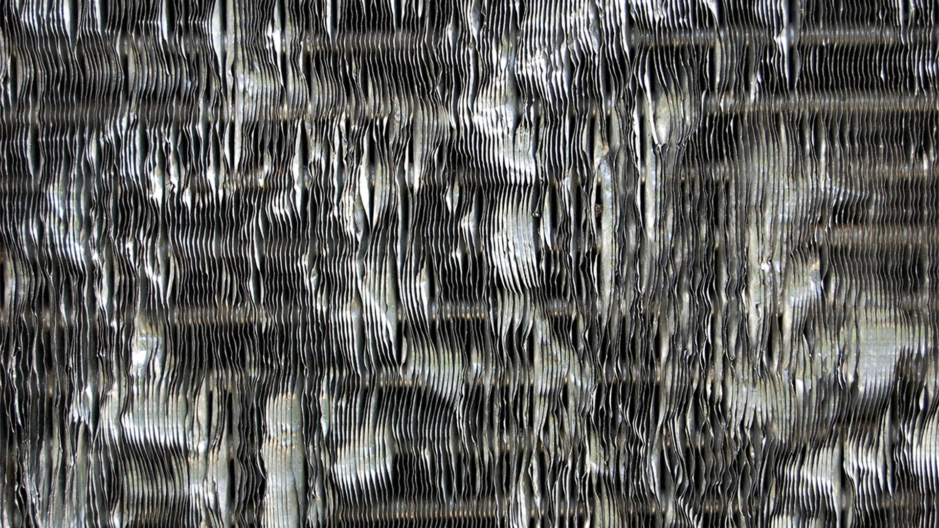 Foil layered on each other