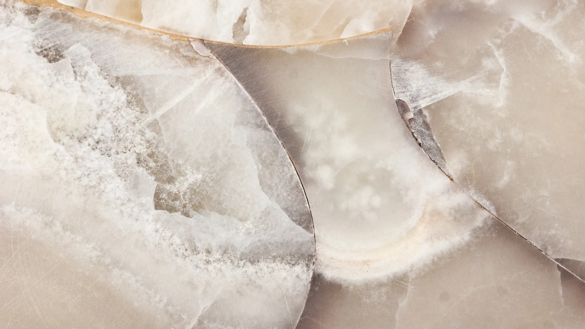 Natural stone marbled and cracked beige colour