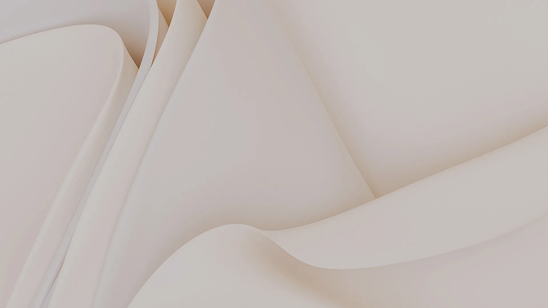 Close up of beige fabric layered on each other