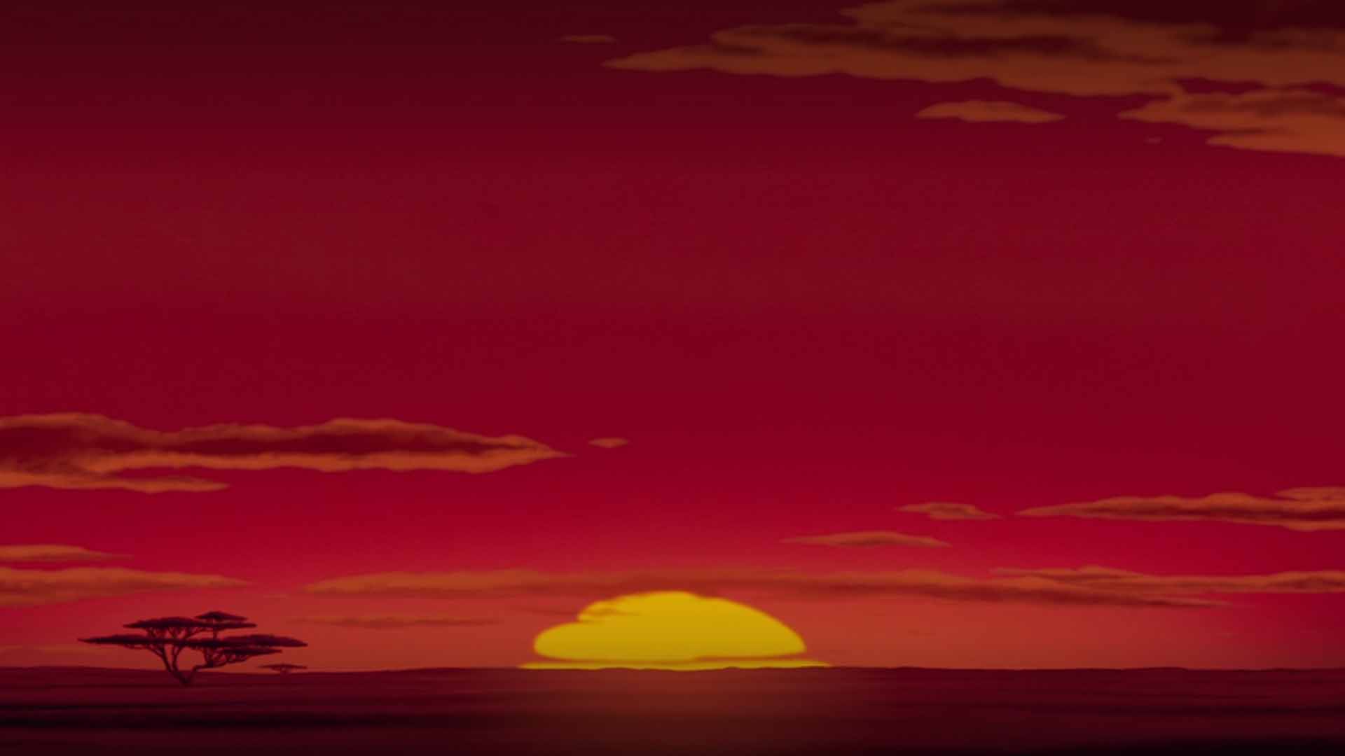 The opening sequence of The Lion King in Chicken Little