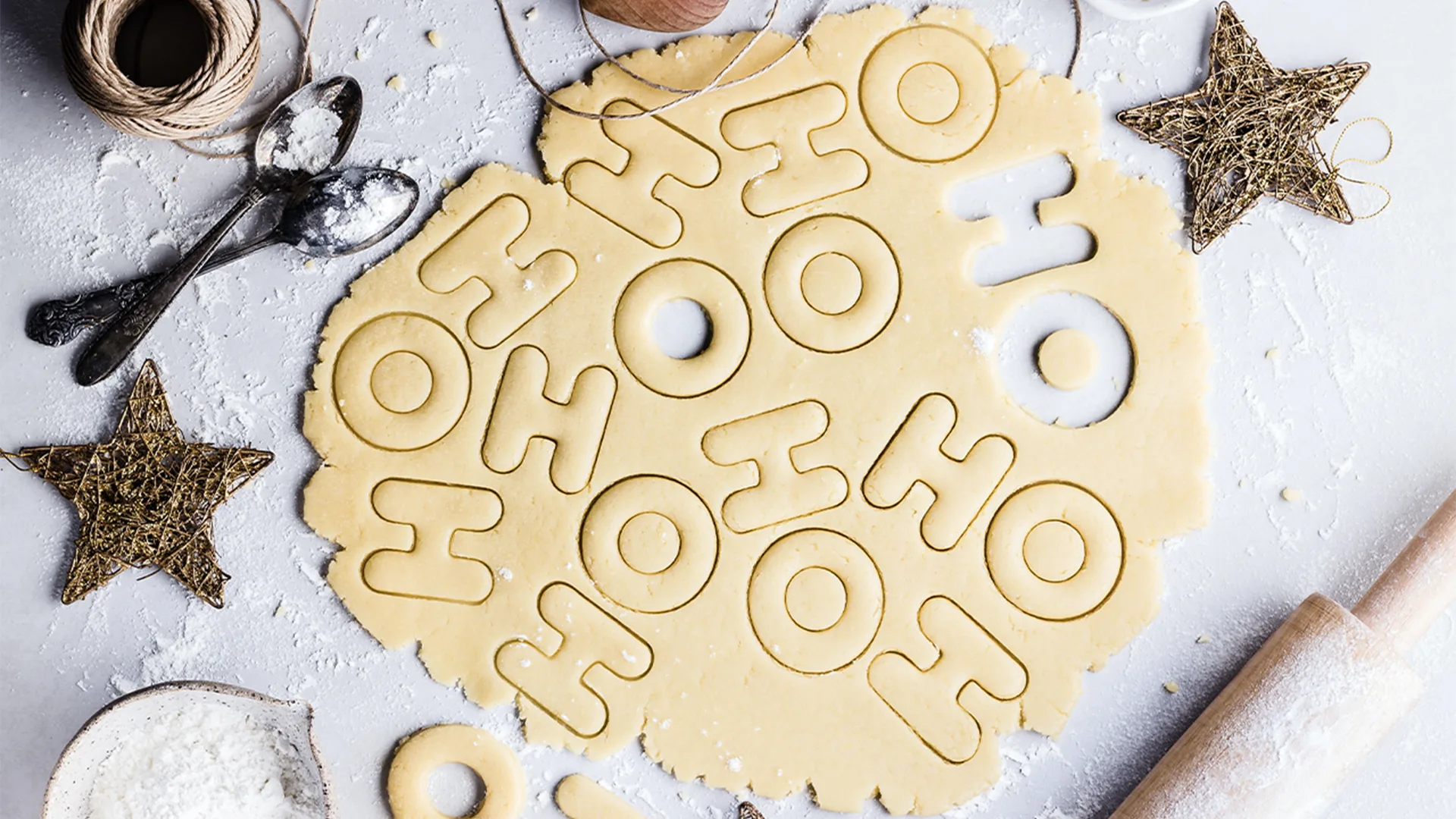 Baking mix with HO HO cut into it