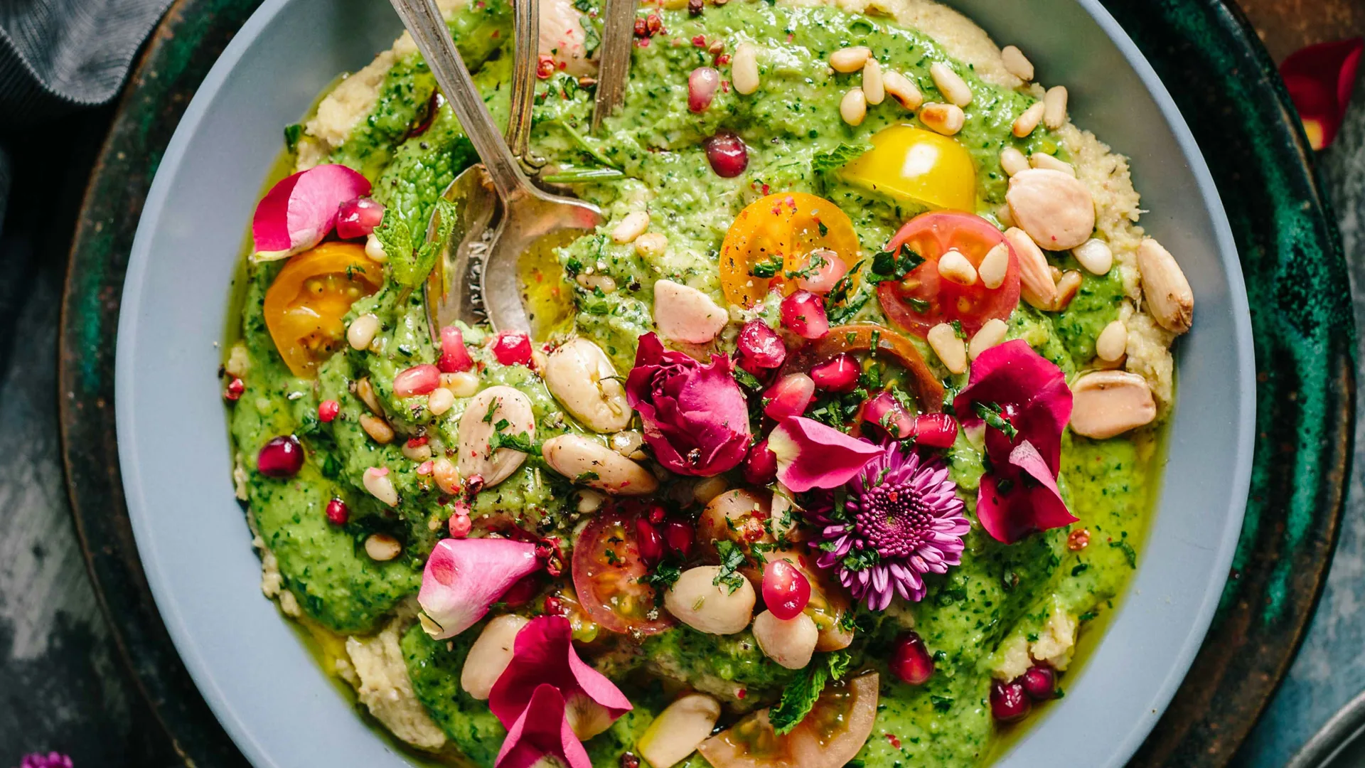 Close up photo of healthy salad